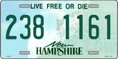 NH license plate 2381161