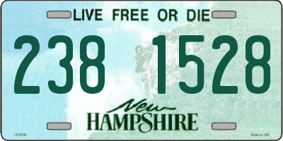 NH license plate 2381528