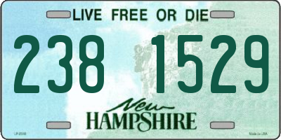 NH license plate 2381529