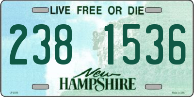 NH license plate 2381536