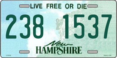 NH license plate 2381537