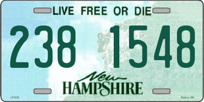NH license plate 2381548