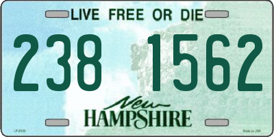 NH license plate 2381562