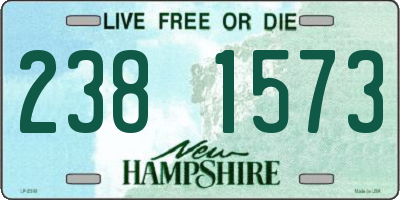 NH license plate 2381573