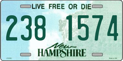 NH license plate 2381574