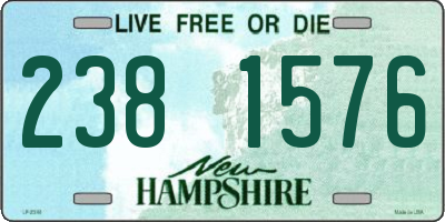 NH license plate 2381576