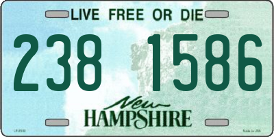 NH license plate 2381586