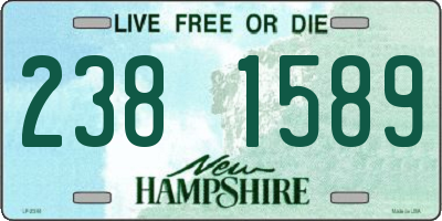 NH license plate 2381589