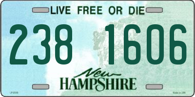 NH license plate 2381606