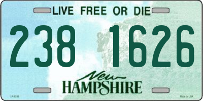 NH license plate 2381626