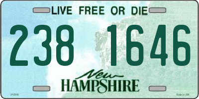 NH license plate 2381646