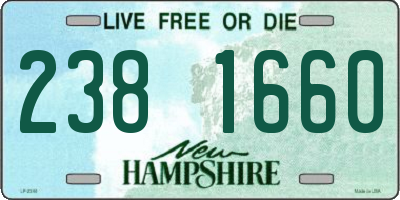 NH license plate 2381660