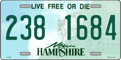 NH license plate 2381684
