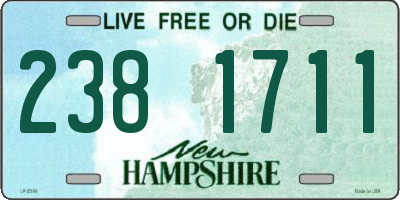 NH license plate 2381711