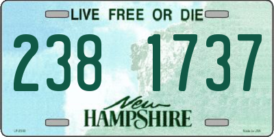 NH license plate 2381737