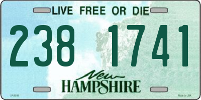 NH license plate 2381741