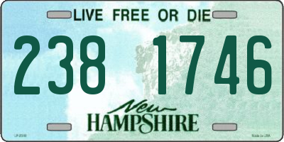 NH license plate 2381746