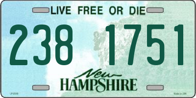 NH license plate 2381751