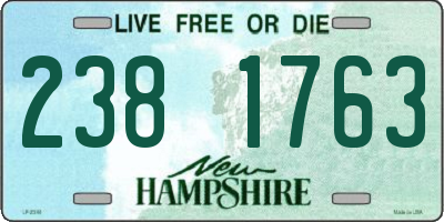 NH license plate 2381763