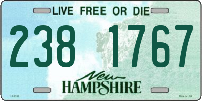 NH license plate 2381767