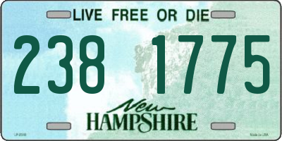 NH license plate 2381775