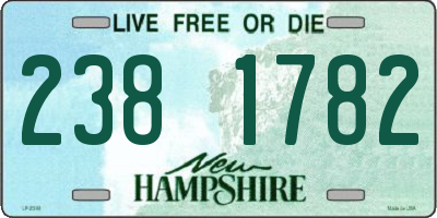 NH license plate 2381782