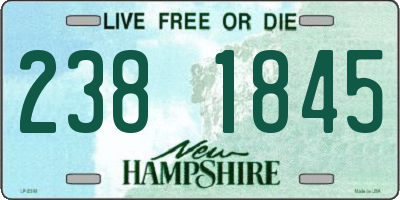 NH license plate 2381845