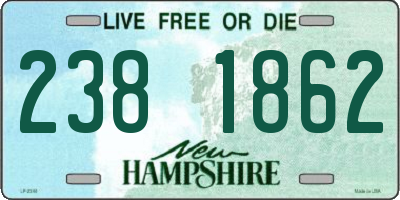 NH license plate 2381862