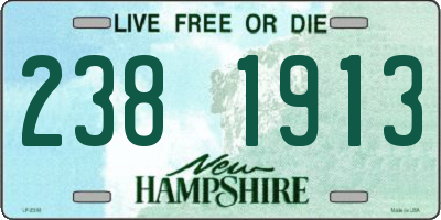 NH license plate 2381913