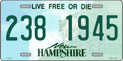 NH license plate 2381945