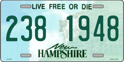 NH license plate 2381948