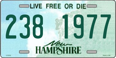 NH license plate 2381977