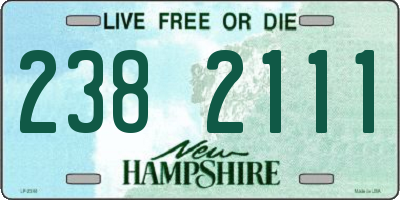 NH license plate 2382111