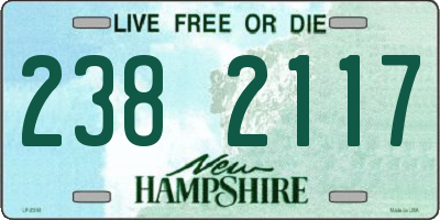 NH license plate 2382117