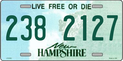 NH license plate 2382127