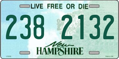 NH license plate 2382132