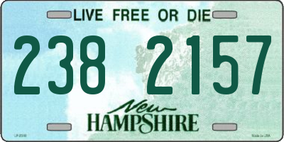 NH license plate 2382157