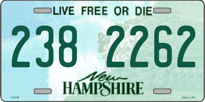 NH license plate 2382262
