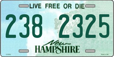 NH license plate 2382325