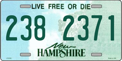 NH license plate 2382371