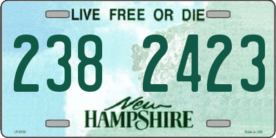NH license plate 2382423