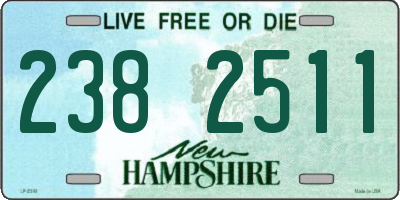 NH license plate 2382511