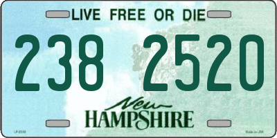 NH license plate 2382520