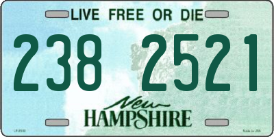 NH license plate 2382521
