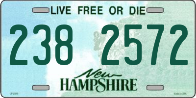 NH license plate 2382572