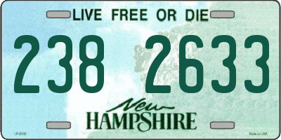 NH license plate 2382633