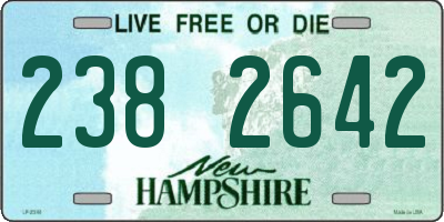 NH license plate 2382642