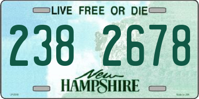 NH license plate 2382678