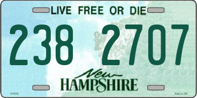 NH license plate 2382707