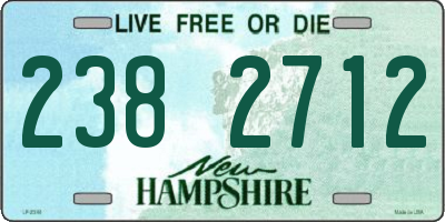 NH license plate 2382712